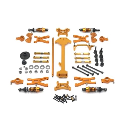 tKLNvZ 1/18 RC Auto Modifikation Zubehör A949 A959 A969 A979 K929 Metall Upgrade Teile Kit Antriebswelle Stoßdämpfer Link Stange(Yellow) von tKLNvZ