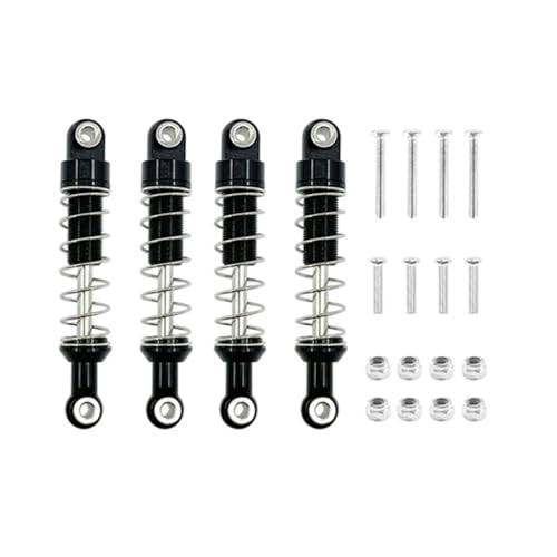 tKLNvZ 1/18 RC Auto Upgrades Teile Zubehör 184011 A959 A959-B A949 A969 A979 K929 Metall Stoßdämpfer Dämpfer(Black) von tKLNvZ