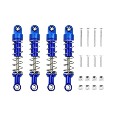 tKLNvZ 1/18 RC Auto Upgrades Teile Zubehör 184011 A959 A959-B A949 A969 A979 K929 Metall Stoßdämpfer Dämpfer(Blue) von tKLNvZ