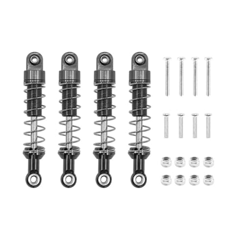 tKLNvZ 1/18 RC Auto Upgrades Teile Zubehör 184011 A959 A959-B A949 A969 A979 K929 Metall Stoßdämpfer Dämpfer(Titanium) von tKLNvZ