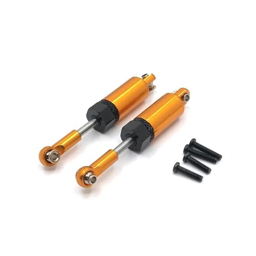 tKLNvZ 1/18 RC Auto Upgrades Teile Zubehör A959 A959-B A949 A969 A979 K929 Metall Stoßdämpfer Dämpfer(2pcs Yellow) von tKLNvZ