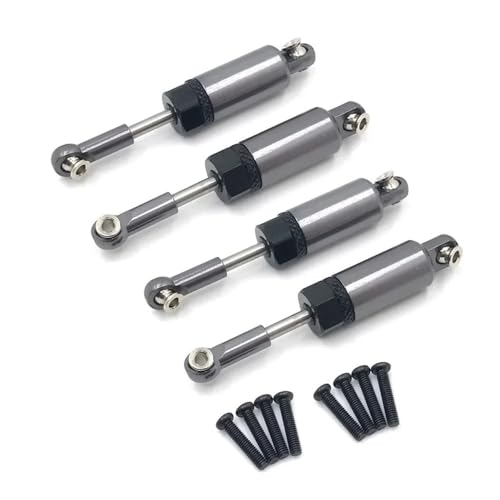 tKLNvZ 1/18 RC Auto Upgrades Teile Zubehör A959 A959-B A949 A969 A979 K929 Metall Stoßdämpfer Dämpfer(4pcs Grey) von tKLNvZ