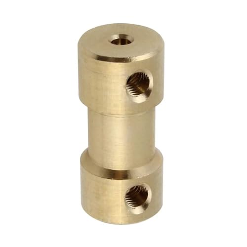 tKLNvZ 2/2,3/3/3,17/4/5/6 mm N20 Motorwellenkupplung, Verbindungsstück, Hülsenadapter, Messing, Übertragungsgelenk, kompatibel mit RC-Boot, Auto, Flugzeug(2mm-3.17mm) von tKLNvZ