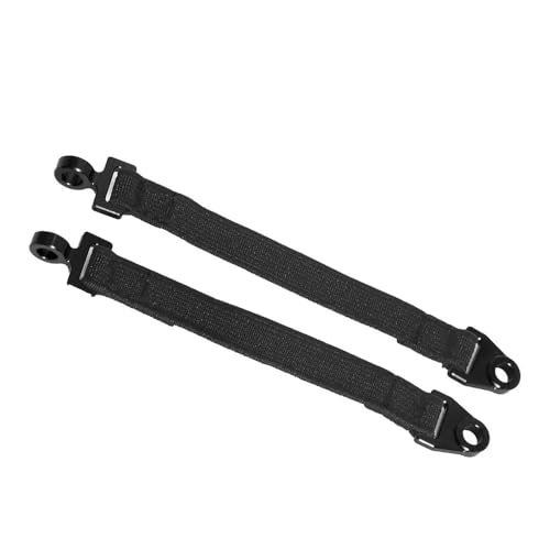 tKLNvZ 2 stücke Hinten Suspension Stoßdämpfer Grenze Band Riemen Schutz Seil Kompatibel mit 1/7 RC Auto Teile(Black) von tKLNvZ