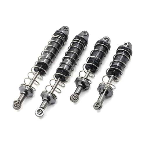 tKLNvZ 4 stücke 12428 12423 12427 12429 FY-03 Metall Öl Stoßdämpfer 1/12 RC Auto Upgrades Teile Zubehör(Grey) von tKLNvZ