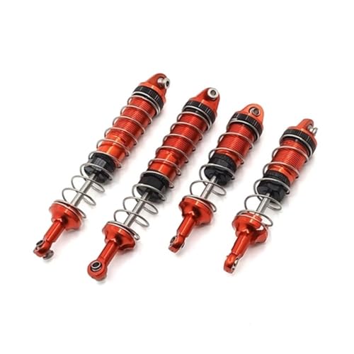 tKLNvZ 4 stücke 12428 12423 12427 12429 FY-03 Metall Öl Stoßdämpfer 1/12 RC Auto Upgrades Teile Zubehör(Red) von tKLNvZ