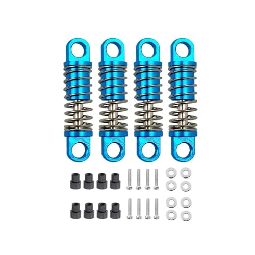 tKLNvZ 4 stücke 284131 K969 K979 K989 K999 P929 P939 Metall Stoßdämpfer Dämpfer 1/28 RC Auto Upgrades Teile(Blue) von tKLNvZ