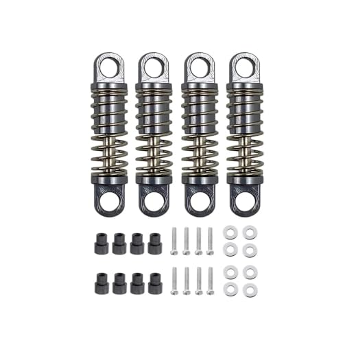 tKLNvZ 4 stücke 284131 K969 K979 K989 K999 P929 P939 Metall Stoßdämpfer Dämpfer 1/28 RC Auto Upgrades Teile(Grey) von tKLNvZ