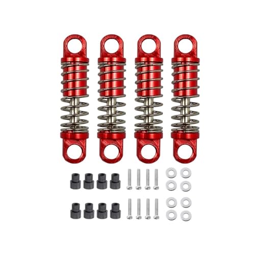 tKLNvZ 4 stücke 284131 K969 K979 K989 K999 P929 P939 Metall Stoßdämpfer Dämpfer 1/28 RC Auto Upgrades Teile(Red) von tKLNvZ