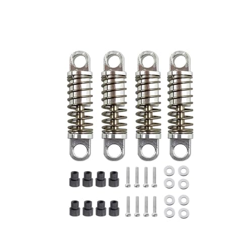 tKLNvZ 4 stücke 284131 K969 K979 K989 K999 P929 P939 Metall Stoßdämpfer Dämpfer 1/28 RC Auto Upgrades Teile(Silver) von tKLNvZ
