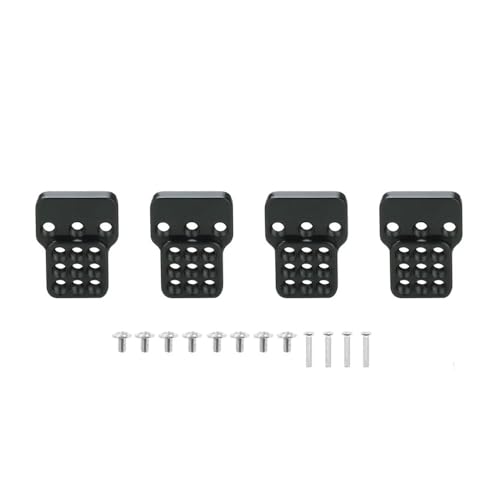 tKLNvZ 4 stücke C14 C24 C34 C44 C54 MN D90 MN99S Metall Einstellbare Stoßdämpfer Halterung Sitz RC Auto Upgrade Teile(Black) von tKLNvZ
