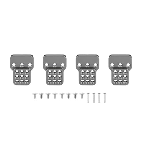 tKLNvZ 4 stücke C14 C24 C34 C44 C54 MN D90 MN99S Metall Einstellbare Stoßdämpfer Halterung Sitz RC Auto Upgrade Teile(Grey) von tKLNvZ
