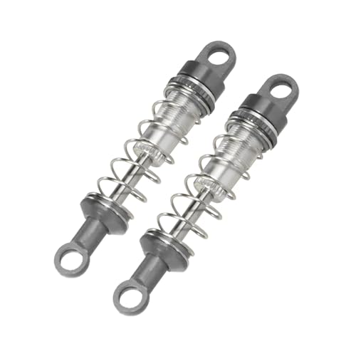 tKLNvZ 60 mm Ölgefüllter Metallstoßdämpfer, kompatibel mit MN78 MN82 MN168 MN99sV2 RC-Auto, einstellbares Upgrade-Nachrüstteilzubehör(Titanium 2PCS) von tKLNvZ