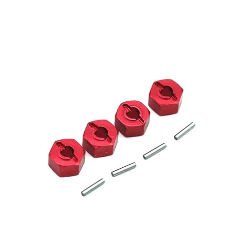 tKLNvZ Aluminiumlegierung-Aufhängungsarm-Cup-Set, Upgrade-Metallteile-Zubehör, kompatibel mit 1/16 Go RC-Auto 16207 16208 16209 H16 H16BM(16440) von tKLNvZ