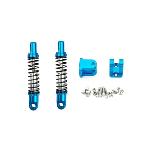 tKLNvZ D12 D42 Metall Vorne Hinten Stoßdämpfer Dämpfer mit Halterung Festen Sitz RC Auto Upgrades Teile Zubehör(2pcs Front Blue) von tKLNvZ