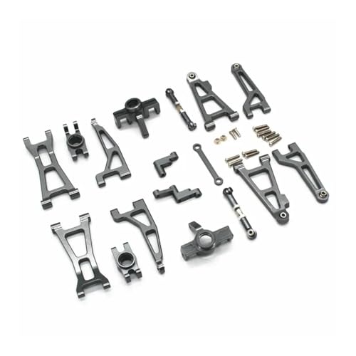 tKLNvZ Ersatzteile kompatibel mit 16207 16208 16209 16210 H16H modifiziertem RC-Drift-Auto, RC-Autos, Metall-Upgrade-Zubehör(Titanium) von tKLNvZ