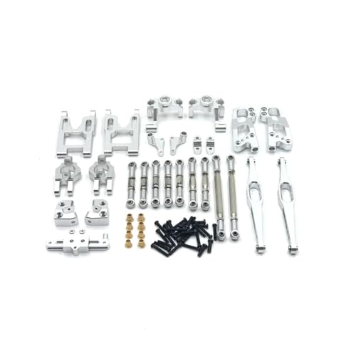 tKLNvZ Kompatibel mit 1/12 12423 12427 12428 RC-Autozubehör. Metall-Upgrade-Set mit 10 Anzug-Upgrades, Teilezubehör(Silver) von tKLNvZ