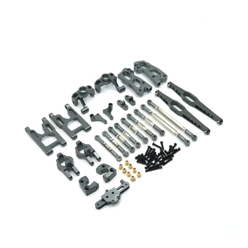 tKLNvZ Kompatibel mit 1/12 12423 12427 12428 RC-Autozubehör. Metall-Upgrade-Set mit 10 Anzug-Upgrades, Teilezubehör(Titanium Color) von tKLNvZ