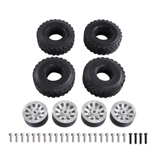 tKLNvZ Kompatibel mit 1/12 MN82 LC79 MN78 D90 D91 D96 99S 1/16 Full Range RC-Teile Metall Six Drive Clip Reifen Hub Reifen(Silver) von tKLNvZ