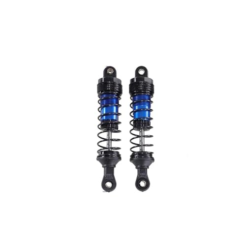 tKLNvZ Kompatibel mit 144001-02 144010 124007 124008 124016 124018 124019 Metall-Stoßdämpfer-Öldämpfer RC-Car-Upgrade-Teilezubehör(Dark Blue Rear) von tKLNvZ