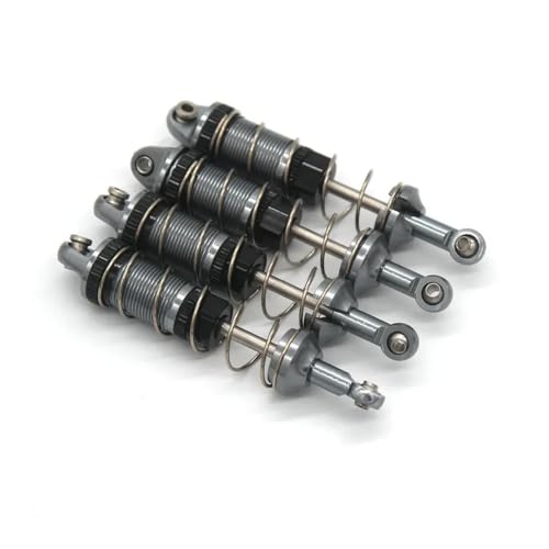 tKLNvZ Kompatibel mit 16207 16208 16209 16210 H16BM H16 H16PL 1/16 RC-Auto, Metall-Upgrade-Teile, Stoßdämpfer vorne und hinten(Titanium) von tKLNvZ