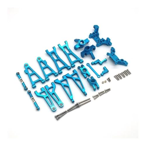 tKLNvZ Kompatibel mit 16208/9/10 H16V3 16BM 1/16 Rc-Auto, Metallteile-Zubehör, Lenkbecher F/RU/L-Arm, Rücksitz usw.(Blue) von tKLNvZ