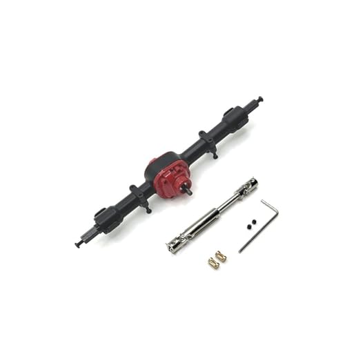 tKLNvZ Kompatibel mit MN78 MN82 Metall-Vorder- und Hinterachse mit 3 mm bis 4 mm Wellenhülse, Übertragungswelle CVD1/12 RC-Auto-Upgrade-Teilezubehör(Black Rear and CVD) von tKLNvZ