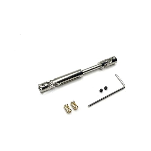 tKLNvZ Kompatibel mit MN78 MN82 Metall-Vorder- und Hinterachse mit 3 mm bis 4 mm Wellenhülse, Übertragungswelle CVD1/12 RC-Auto-Upgrade-Teilezubehör(Silve CVD 1PCS) von tKLNvZ