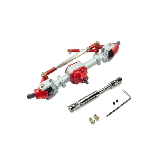 tKLNvZ Kompatibel mit MN78 MN82 Metall-Vorder- und Hinterachse mit 3 mm bis 4 mm Wellenhülse, Übertragungswelle CVD1/12 RC-Auto-Upgrade-Teilezubehör(Silve Front and CVD) von tKLNvZ