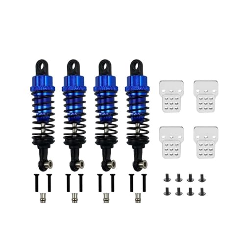 tKLNvZ MN D90 MN99S C14 C24 Metall-Stoßdämpfer und verlängerter Sitz, RC-Car-Upgrades, Teile-Zubehör(Deep Blue) von tKLNvZ