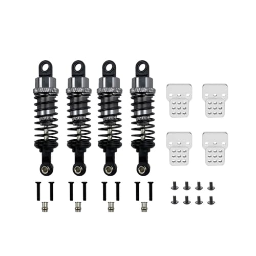 tKLNvZ MN D90 MN99S C14 C24 Metall-Stoßdämpfer und verlängerter Sitz, RC-Car-Upgrades, Teile-Zubehör(Grey) von tKLNvZ