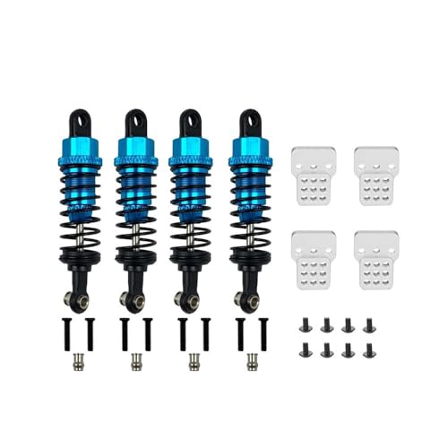 tKLNvZ MN D90 MN99S C14 C24 Metall-Stoßdämpfer und verlängerter Sitz, RC-Car-Upgrades, Teile-Zubehör(Light Blue) von tKLNvZ
