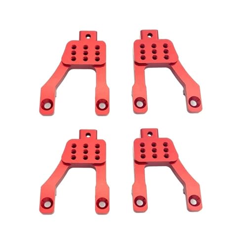 tKLNvZ MN128 MN86 MN86S MN86K MN86KS G500 Metall Vorne und Hinten Shock Tower Mount 1/12 RC Crawler Auto Upgrade Teile(Red) von tKLNvZ