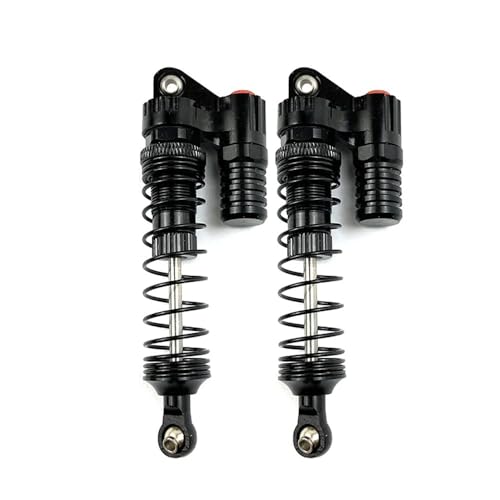 tKLNvZ Metall Huckepack Stoßdämpfer Dämpfer 90mm for 1/10 RC Crawler Auto 90046 Upgrade Teile(2pcs Black) von tKLNvZ