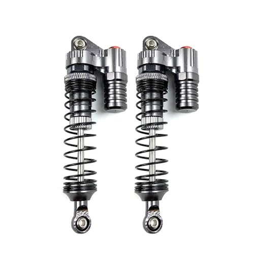 tKLNvZ Metall Huckepack Stoßdämpfer Dämpfer 90mm for 1/10 RC Crawler Auto 90046 Upgrade Teile(2pcs Titanium) von tKLNvZ