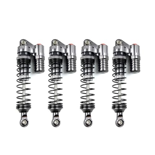 tKLNvZ Metall Huckepack Stoßdämpfer Dämpfer 90mm for 1/10 RC Crawler Auto 90046 Upgrade Teile(4pcs Titanium) von tKLNvZ