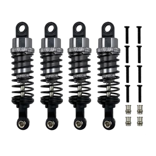 tKLNvZ Metall Öl Stoßdämpfer Dämpfer for 1/18 RC Auto Upgrades Teile Zubehör A959 A959-B 184011 A949 A969 A979 K929(4pcs Grey) von tKLNvZ