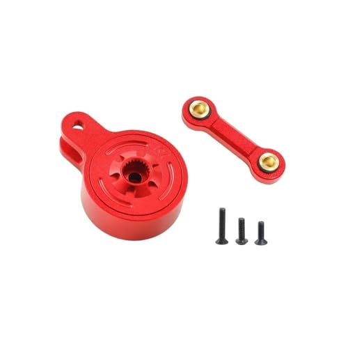 tKLNvZ Metall-Servo-Saver mit Fixed Link 23T 25T kompatibel mit 1/10 3S 4S 1/8 (23T Rot) von tKLNvZ