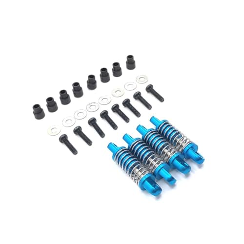 tKLNvZ Metall-Upgrade-Stoßdämpfer, kompatibel mit 1/28 284131 K969 K979 K989 K999 P929 P939 RC-Autoteilen(Blue) von tKLNvZ