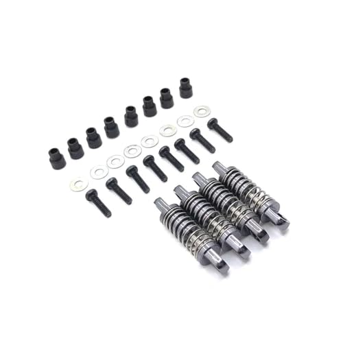 tKLNvZ Metall-Upgrade-Stoßdämpfer, kompatibel mit 1/28 284131 K969 K979 K989 K999 P929 P939 RC-Autoteilen(Titanium) von tKLNvZ