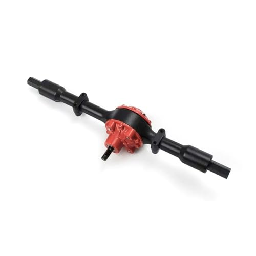tKLNvZ Metallgetriebe-Hinterachse mit Stahlgetriebe, kompatibel mit D12 C14 C24 C24-1 B14 B24 B36 Mini-Truck-Upgrade, modifizierte Teile(Black) von tKLNvZ