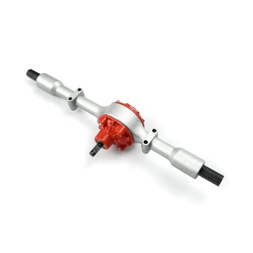 tKLNvZ Metallgetriebe-Hinterachse mit Stahlgetriebe, kompatibel mit D12 C14 C24 C24-1 B14 B24 B36 Mini-Truck-Upgrade, modifizierte Teile(White) von tKLNvZ