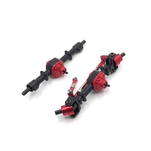 tKLNvZ Metallgetriebe Vorder- und Hinterachsensatz for Brücken, kompatibel mit D90, D91, D96, 99S, FJ45, 1/12 RC-Auto, Upgrade-Teile, Zubehör(Black) von tKLNvZ