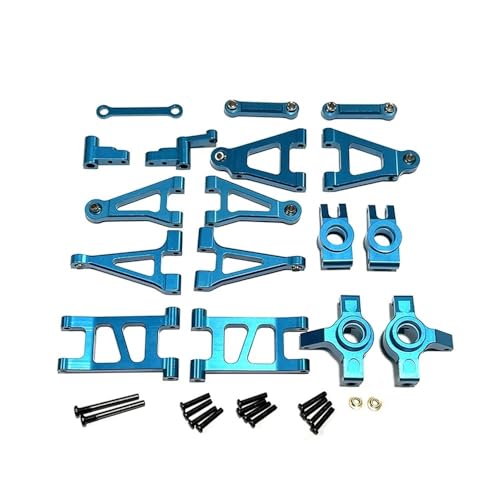 tKLNvZ Mjx Hyper go 1/14 14301 14302 Control Auto Metall Upgrade schaukel arm lenkung Tasse ersatzteile(Blue) von tKLNvZ