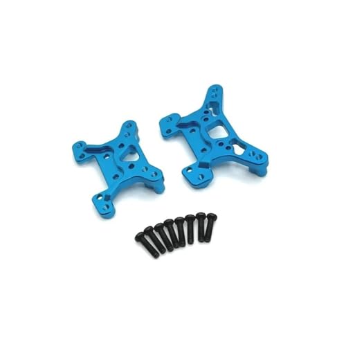 tKLNvZ RC Car Upgrade Teile 144001 144010 144016 144018 124017 124019 124007 124008 124010 Metall Vorne Hinten Stoßdämpfer Platte(Blue) von tKLNvZ