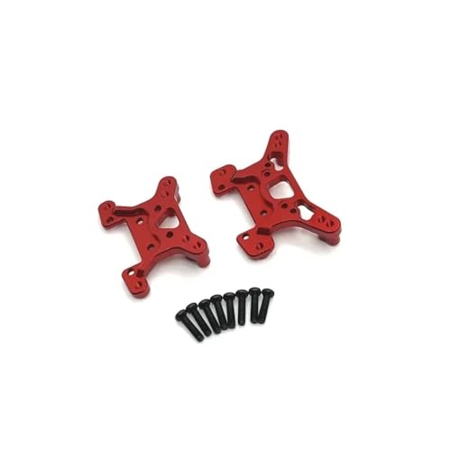 tKLNvZ RC Car Upgrade Teile 144001 144010 144016 144018 124017 124019 124007 124008 124010 Metall Vorne Hinten Stoßdämpfer Platte(Red) von tKLNvZ