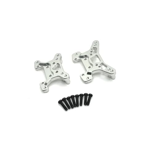 tKLNvZ RC Car Upgrade Teile 144001 144010 144016 144018 124017 124019 124007 124008 124010 Metall Vorne Hinten Stoßdämpfer Platte(Silver) von tKLNvZ