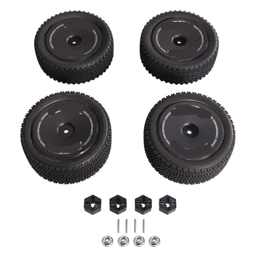 tKLNvZ Upgrade 72 mm, kompatibel mit 144001 144010 124019 124017 124016, Vorder- und Hinterreifen, 12 mm HEX for 1/12 1/14 1/16 RC Offroad-Auto von tKLNvZ