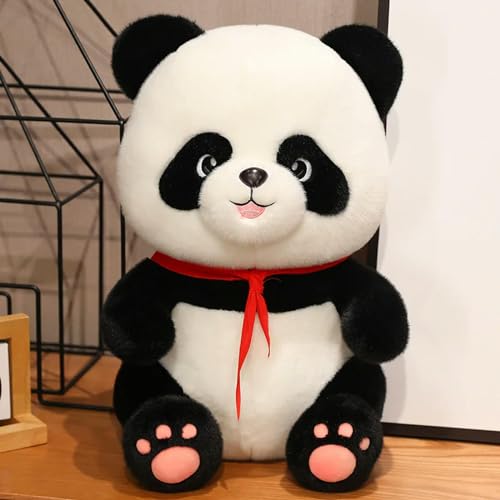 tYuNBd Karikatur Panda Plüsch Spielzeug Kawaii Plüsch Pfoten Niedliche Panda Plüsch Kissen Puppe Kinder Spielzeug Geschenk Geburtstag 25cm B von tYuNBd
