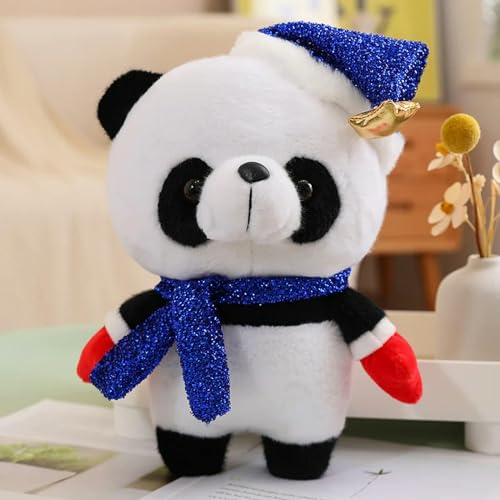 tYuNBd Kawaii Weihnachten Panda schal plüschtier niedlich ausgestopft Tier Puppe Kinder mädchen Junge Geschenke dekorieren Geburtstag 30CM 5 von tYuNBd